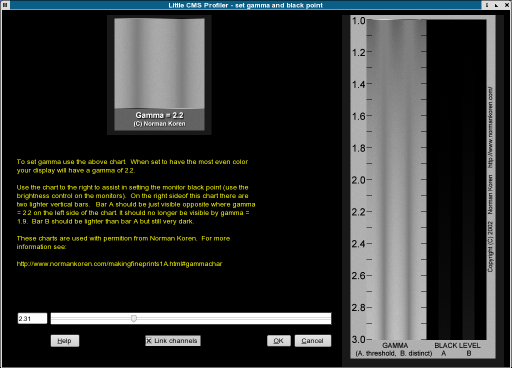 Setting Gamma